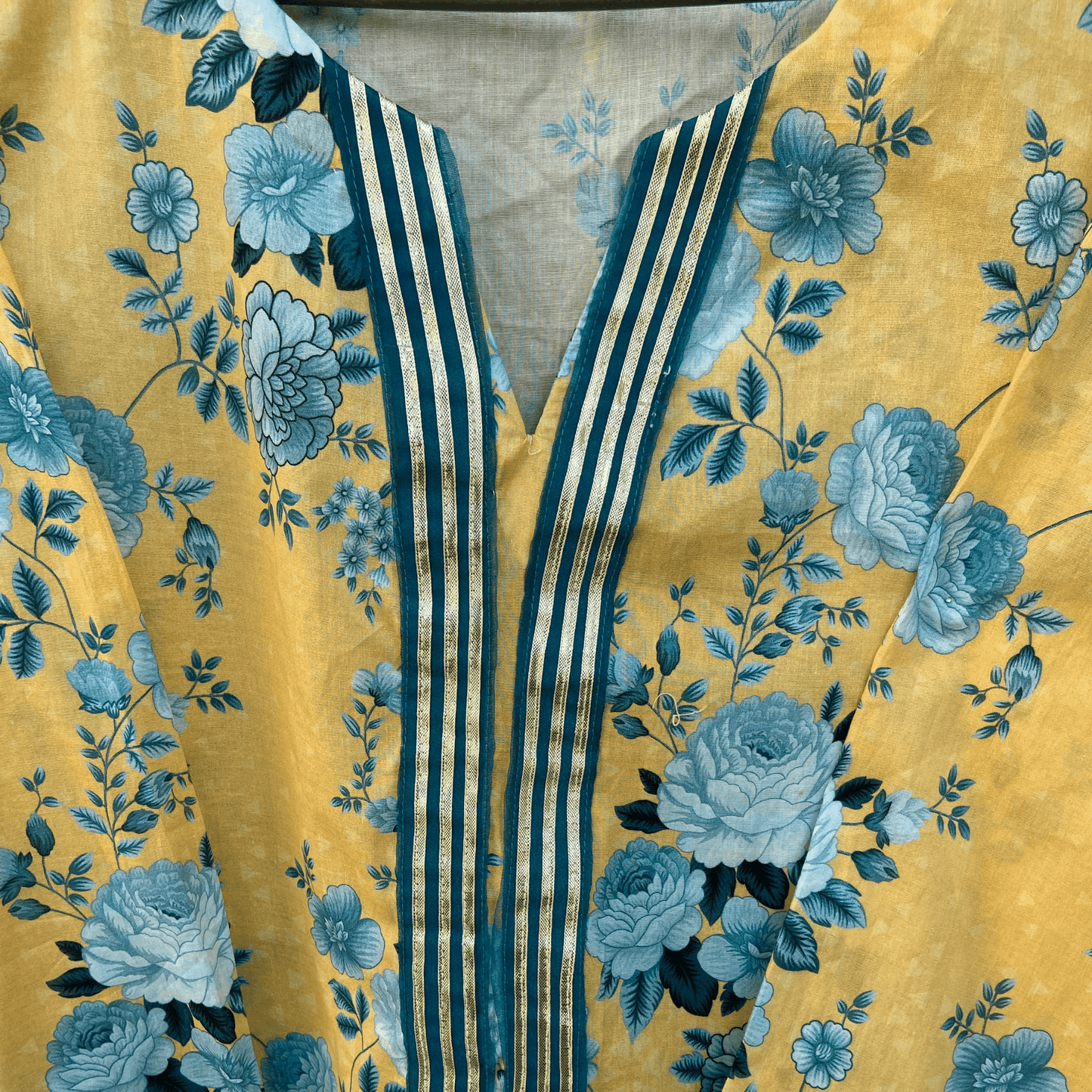 Printed Lime Kurta With Farshi Shalwar