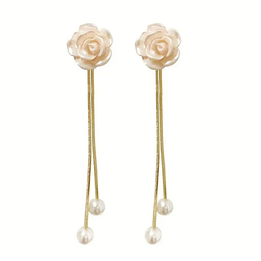 Elegant Beautiful Fairy Style Light Luxury Pearl Earrings